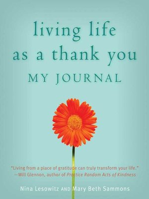 Living Life as a Thank You Journal - ebook